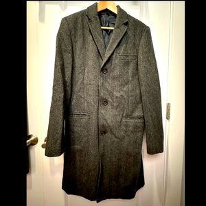 J.Crew Herringbone Topcoat Mens 38R